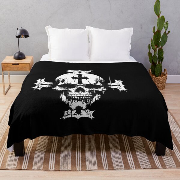 Item preview, Dark Art Skull Head With Cross Sign Bone Tattoo Grunge Vintage designed and sold by MORSPECTIVE.
