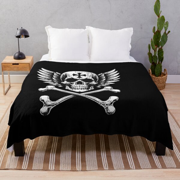 Item preview, Dark Art Skull Head With Cross Sign Bone Tattoo Grunge Vintage designed and sold by MORSPECTIVE.