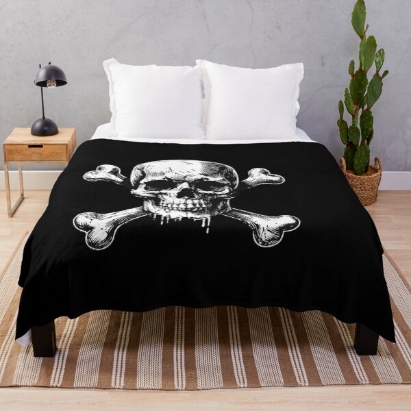 Item preview, Dark Art Skull Head With Cross Sign Bone Tattoo Grunge Vintage designed and sold by MORSPECTIVE.