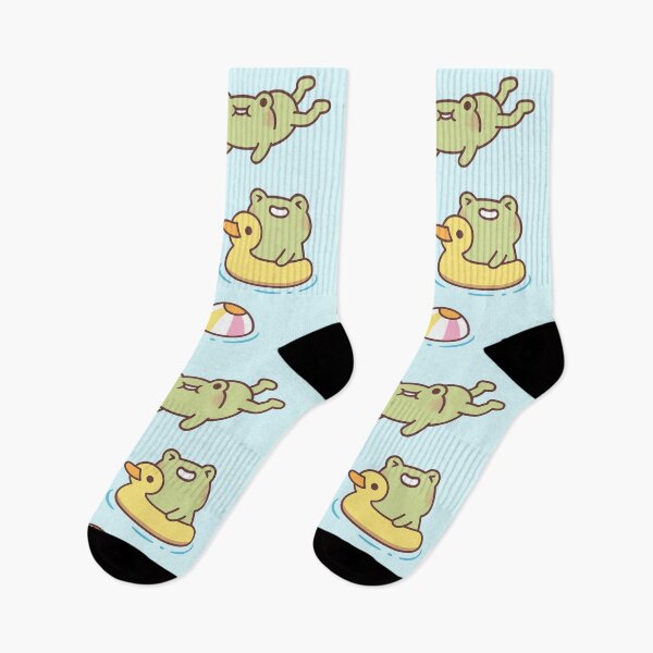 Item preview, Cute Frogs Enjoying Summer designed and sold by rustydoodle.