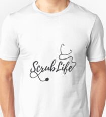 Camiseta unisex Scrub A Life Nurse RN Gif