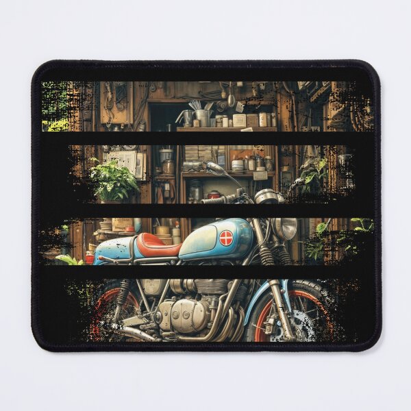 Item preview, Classic Caferacer Motorcycle in garage designed and sold by waterloop.