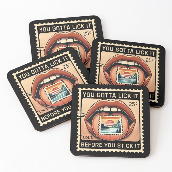 Item preview, You Have to Lick It Before You Stick It Funny Postal Worker Humor designed and sold by PantatKiller.