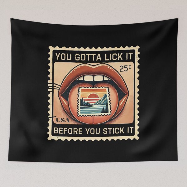 Item preview, You Have to Lick It Before You Stick It Funny Postal Worker Humor designed and sold by PantatKiller.