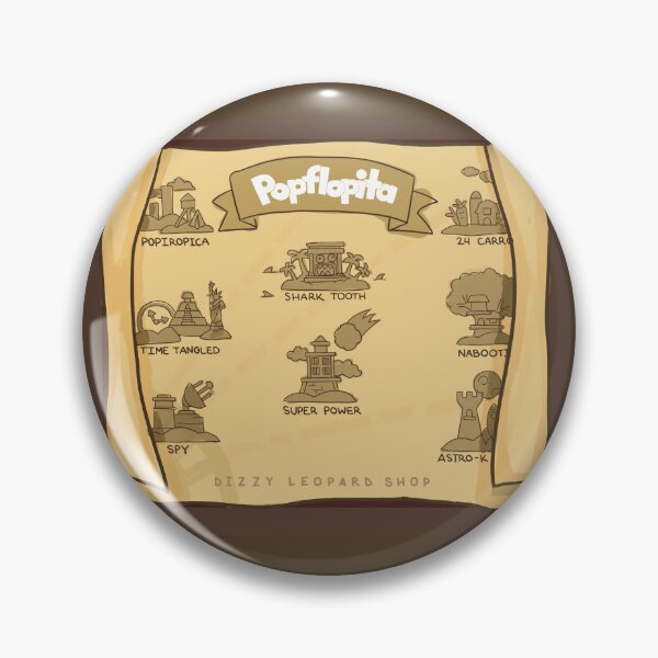 Item preview, Mapa de Poptrópica designed and sold by Dizzy Leopard Shop.