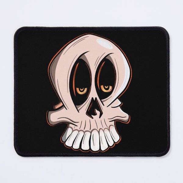Item preview, Cartoon Skull with orange glow designed and sold by DaveDanchuk.