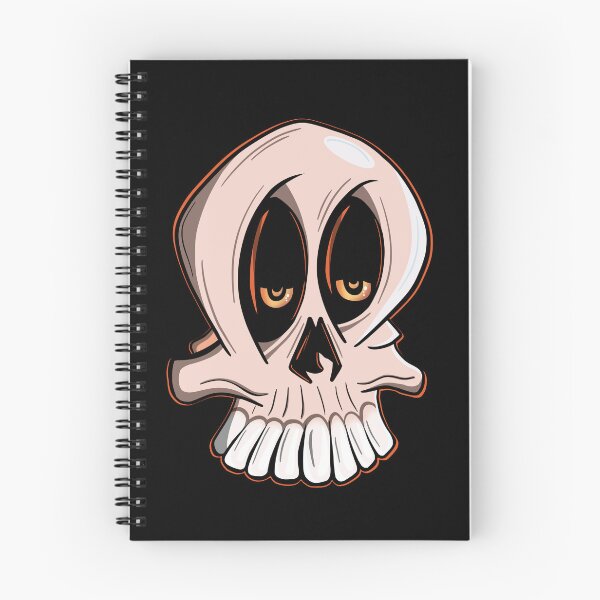 Item preview, Cartoon Skull with orange glow designed and sold by DaveDanchuk.