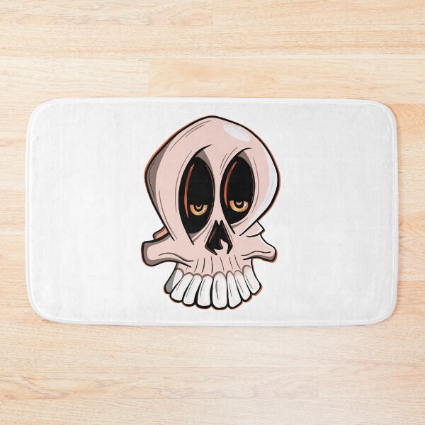 Item preview, Cartoon Skull with orange glow designed and sold by DaveDanchuk.