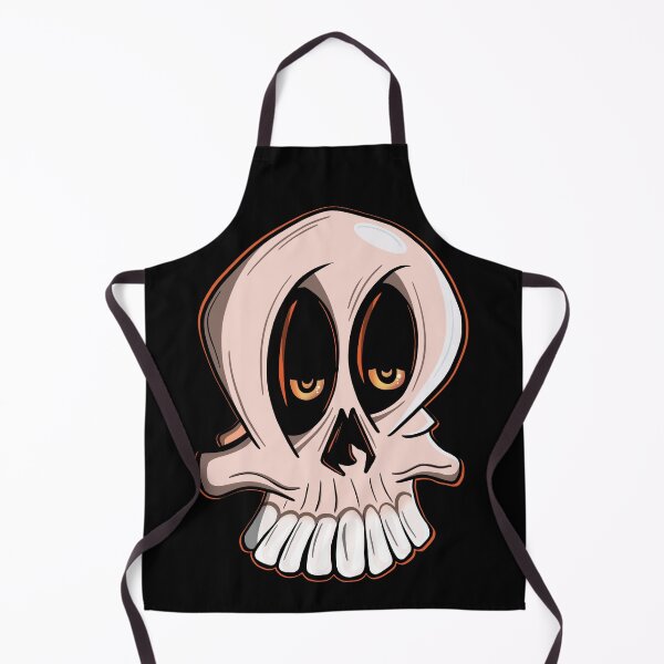 Item preview, Cartoon Skull with orange glow designed and sold by DaveDanchuk.
