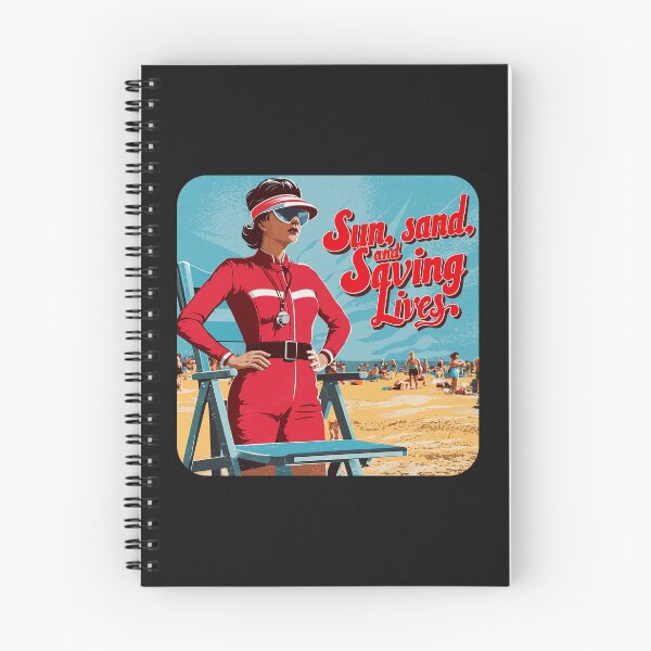 Item preview, ''Sun, Sand and Saving lives'' Vintage Swimming Couch Lifeguard T-Shirt designed and sold by Witty Shirts.