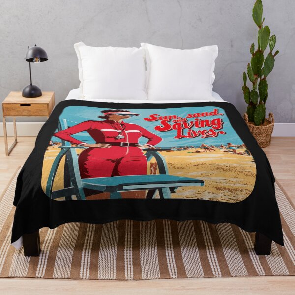 Item preview, ''Sun, Sand and Saving lives'' Vintage Swimming Couch Lifeguard T-Shirt designed and sold by Witty Shirts.