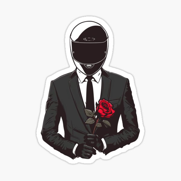 Item preview, Suited Biker Holding a Rose designed and sold by Texoid.