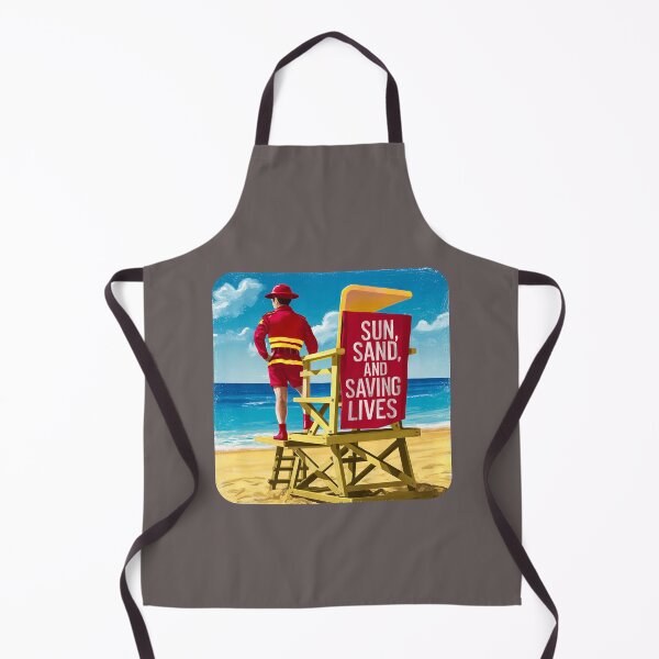 Item preview, ''Sun, Sand and Saving lives'' Vintage Swimming Couch Lifeguard T-Shirt designed and sold by Witty Shirts.
