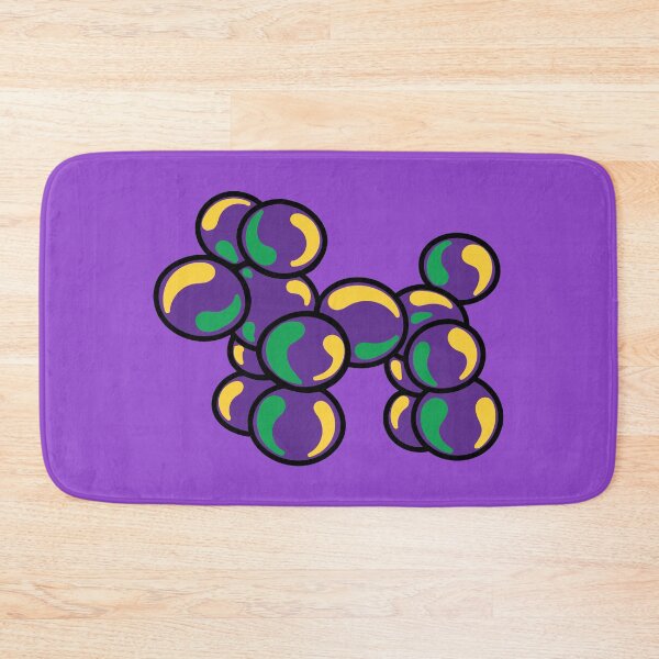 Item preview, Mardi Gras Bead Dog designed and sold by BuyingMischief.