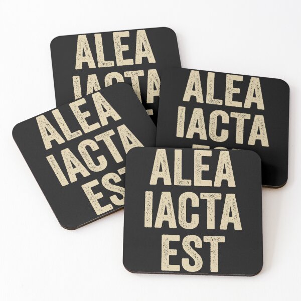 Item preview, Alea Iacta Est - The Die is Cast Latin Quote designed and sold by kevzadevinca.