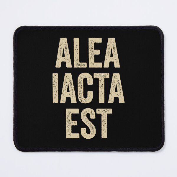 Item preview, Alea Iacta Est - The Die is Cast Latin Quote designed and sold by kevzadevinca.