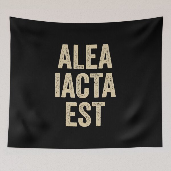 Item preview, Alea Iacta Est - The Die is Cast Latin Quote designed and sold by kevzadevinca.
