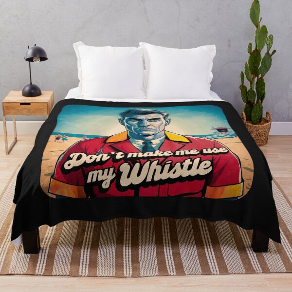 Item preview, ''Don't Make  me use my Whistle'' Funny Swim Couch Lifeguard T-Shirt designed and sold by Witty Shirts.