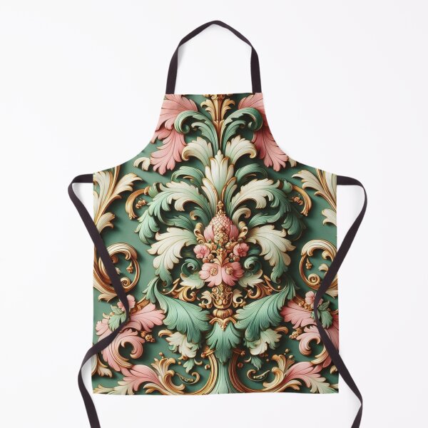 Item preview, Matte Green & Pink Rococo designed and sold by DesignsByPrnces.