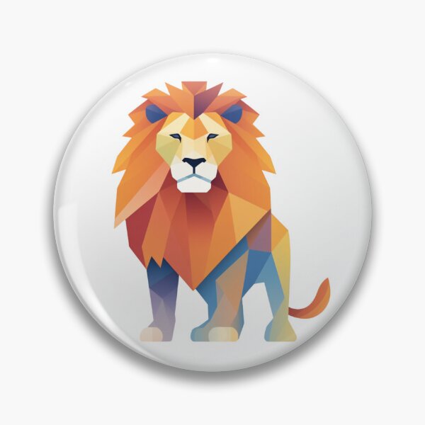 Item preview, Lion Geometric designed and sold by hanandgil.