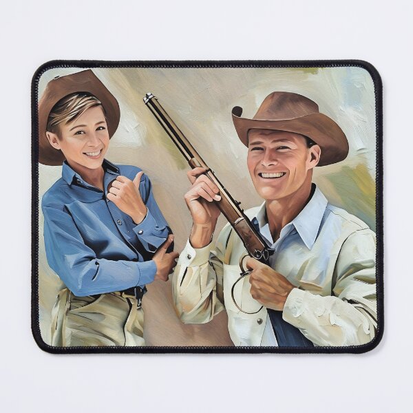 Item preview, That's My Pa - The Rifleman - Oil Painting designed and sold by deusrex007.