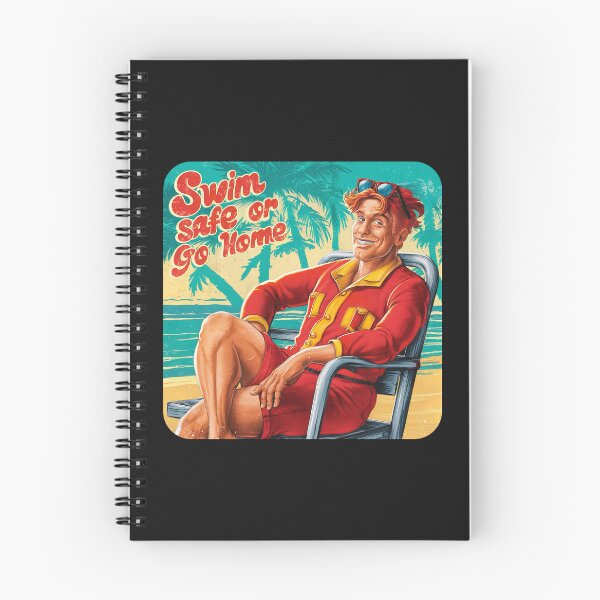 Item preview, ''Swim Safe or Go Home'' Funny Swim Couch Lifeguard T-Shirt designed and sold by Witty Shirts.