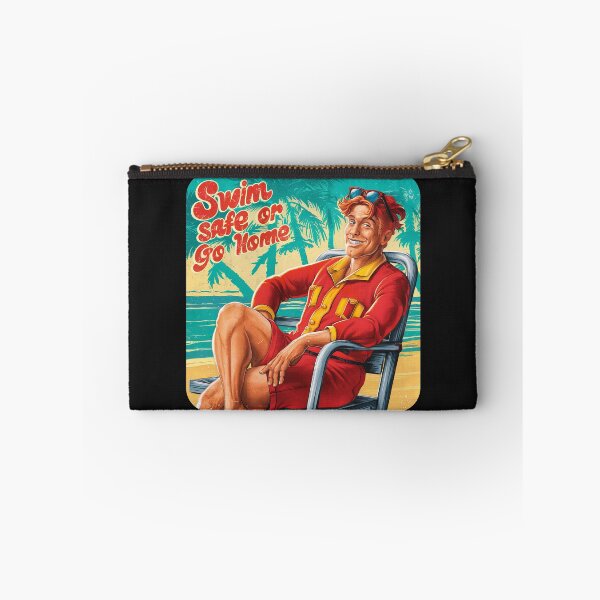 Item preview, ''Swim Safe or Go Home'' Funny Swim Couch Lifeguard T-Shirt designed and sold by Witty Shirts.