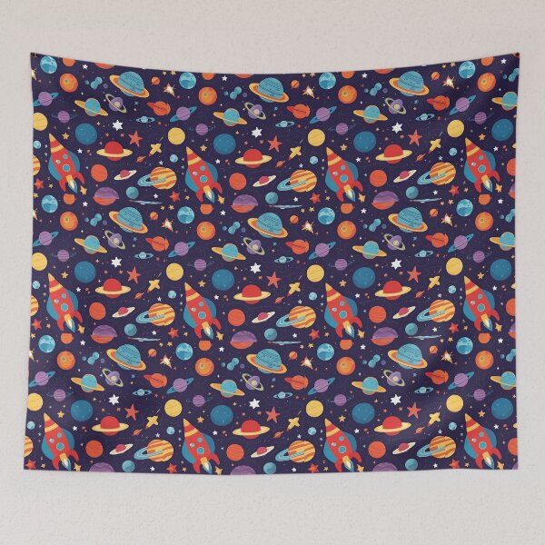 Item preview, Kids Space Theme Pattern designed and sold by Pacific Creation.