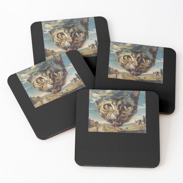 Item preview, Dreaming Cat - Surreal Fantasy Ar designed and sold by Teeverva Studio.