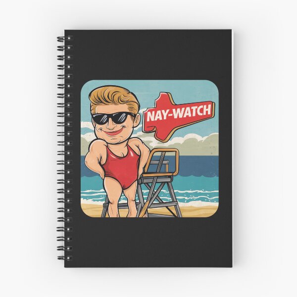 Item preview, ''NAY - WATCH'' Funny Swim Couch Lifeguard T-Shirt designed and sold by Witty Shirts.