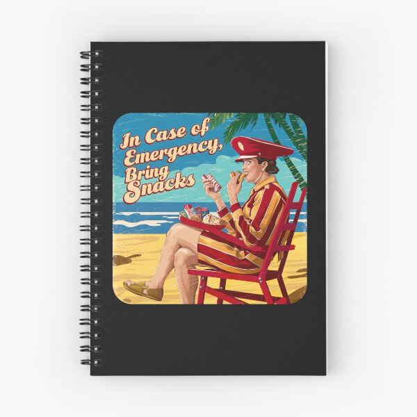 Item preview, ''In Case of Emergency, Bring Snacks'' Funny Swim Couch Lifeguard T-Shirt designed and sold by Witty Shirts.