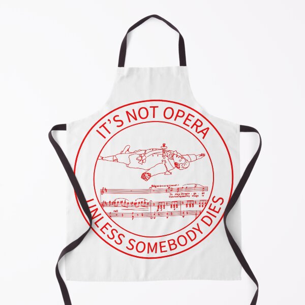 Item preview, It’s Not Opera 2 red writing in circle designed and sold by ClaireBillson.