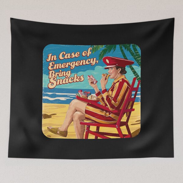 Item preview, ''In Case of Emergency, Bring Snacks'' Funny Swim Couch Lifeguard T-Shirt designed and sold by Witty Shirts.
