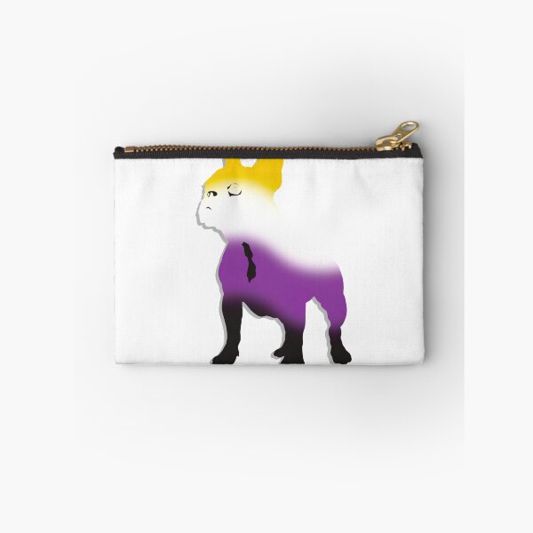 Item preview, Pride Frenchie - Non Binary designed and sold by PastelMushroom.