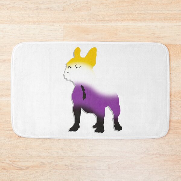 Item preview, Pride Frenchie - Non Binary designed and sold by PastelMushroom.