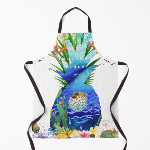 Item preview, Tropical vibes, puffer fish designed and sold by GabiVitryArt.