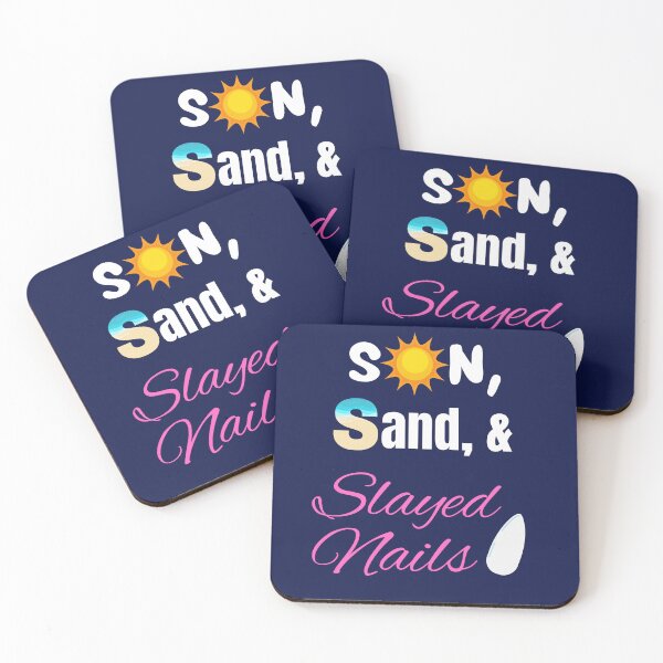 Item preview, Sun, Sand and Slayed Nails designed and sold by SilkenDove.