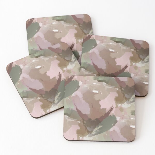 Item preview, Camouflage Roses in Neutral Beige designed and sold by Artistestella.