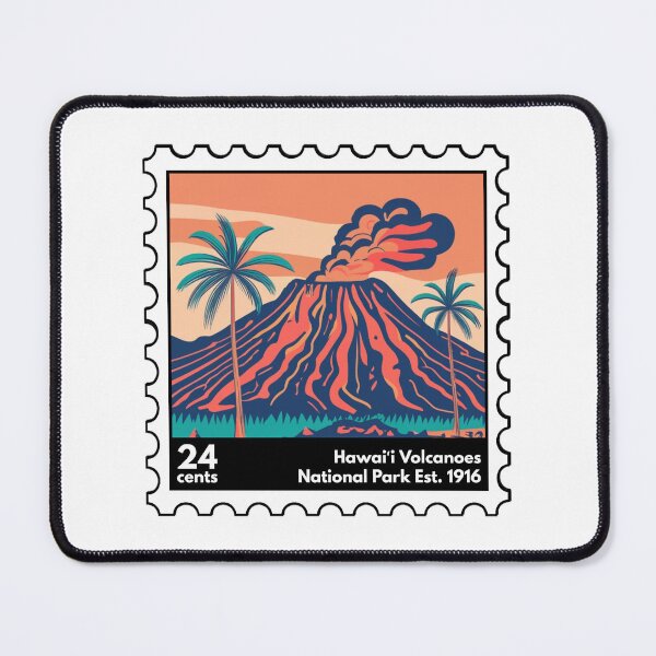 Artikelvorschau, Altmodisch, hawaii, vulkane, nationalpark, briefmarke entworfen und verkauft von RabbitK.