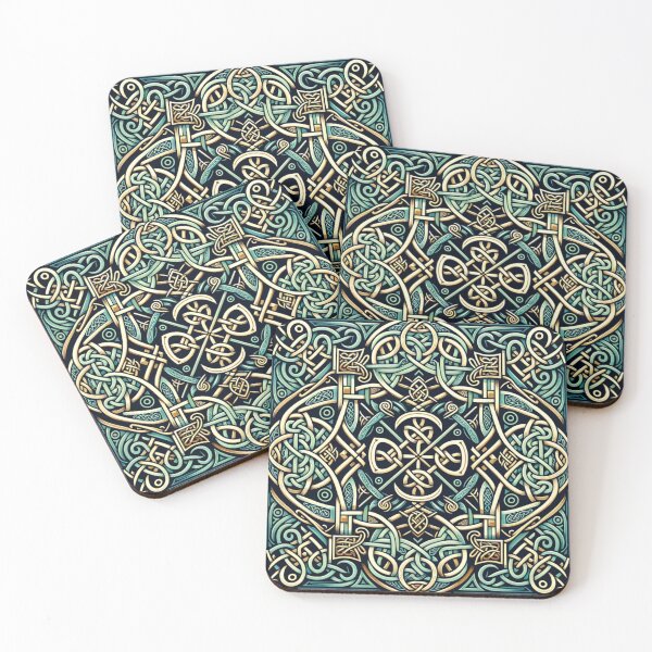 Item preview, Celtic Knot Pattern Print designed and sold by PinUpPizzazz.