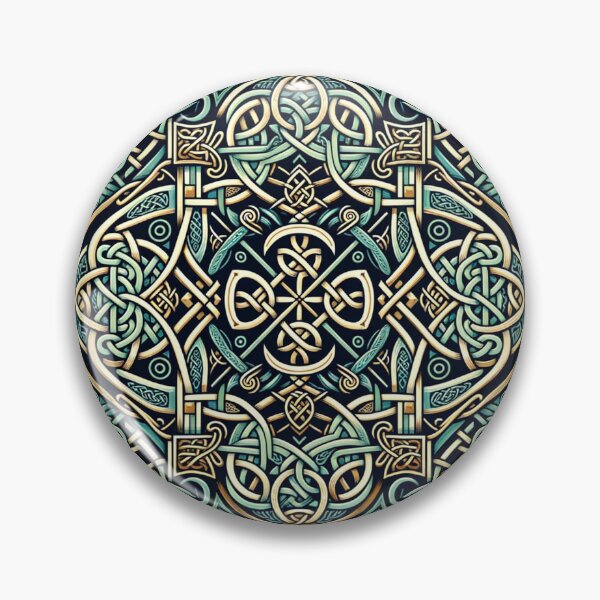 Item preview, Celtic Knot Pattern Print designed and sold by PinUpPizzazz.