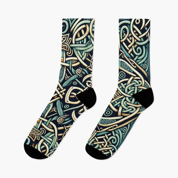 Item preview, Celtic Knot Pattern Print designed and sold by PinUpPizzazz.