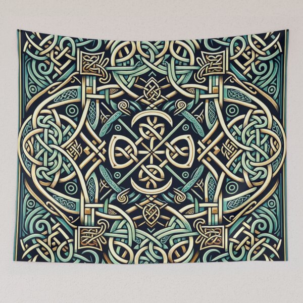 Item preview, Celtic Knot Pattern Print designed and sold by PinUpPizzazz.