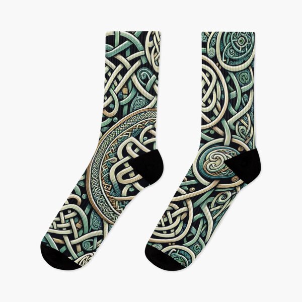 Item preview, Celtic Knot Pattern Print designed and sold by PinUpPizzazz.