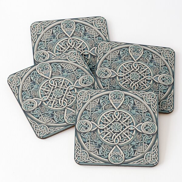 Item preview, Celtic Knot Pattern Print designed and sold by PinUpPizzazz.