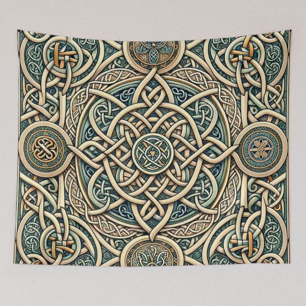 Item preview, Celtic Knot Pattern Print designed and sold by PinUpPizzazz.
