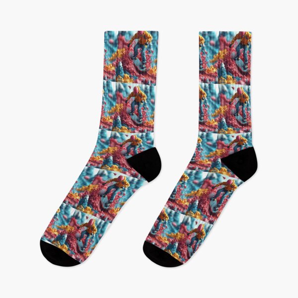 Item preview, Colorful Snowboarding designed and sold by Sototos® ⭐⭐⭐⭐⭐.
