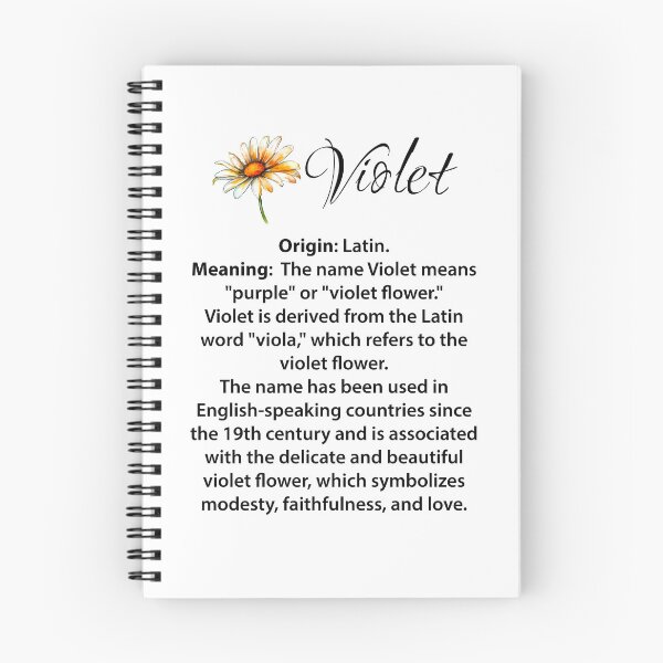 Item preview, Name meaning Violet designed and sold by OCNau.