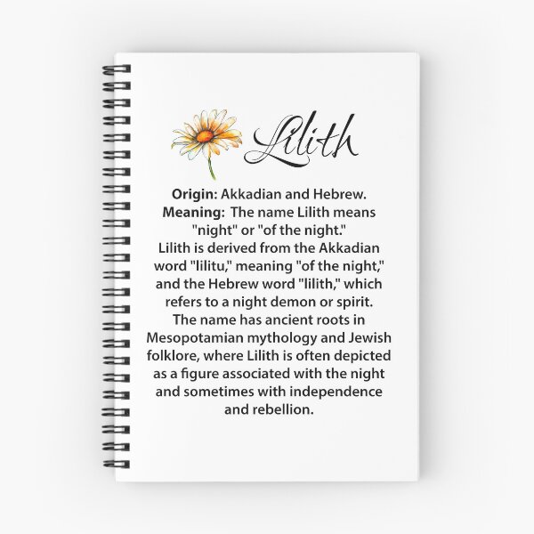 Item preview, Significado del nombre Lilith designed and sold by OCNau.