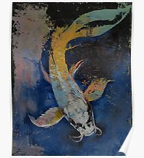 Dragon Koi Poster